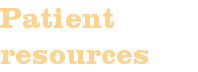 Patient resources